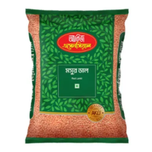 লাল মসুর ডাল ১ কেজি /Akij Essential Red Lentil 1kg